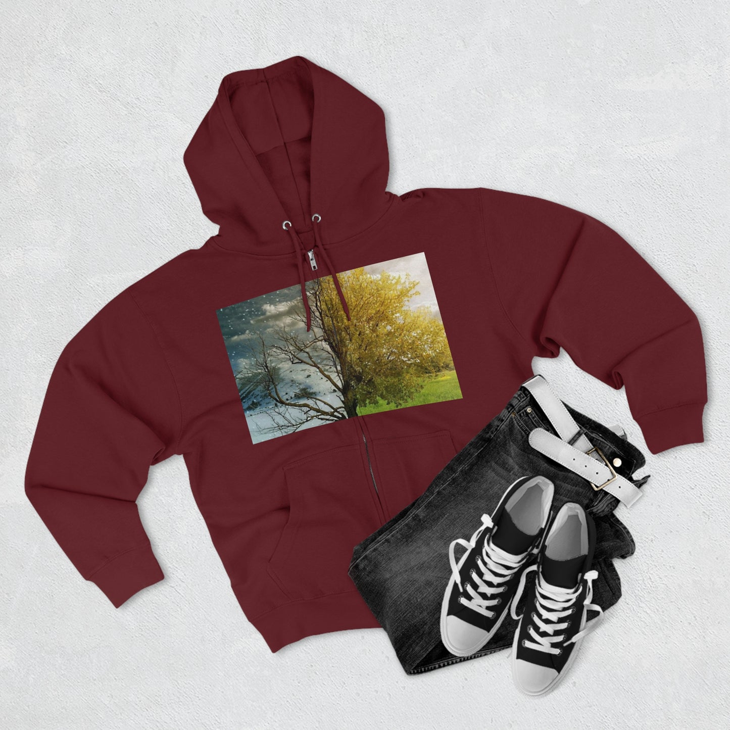 Unisex Premium Full Zip Hoodie