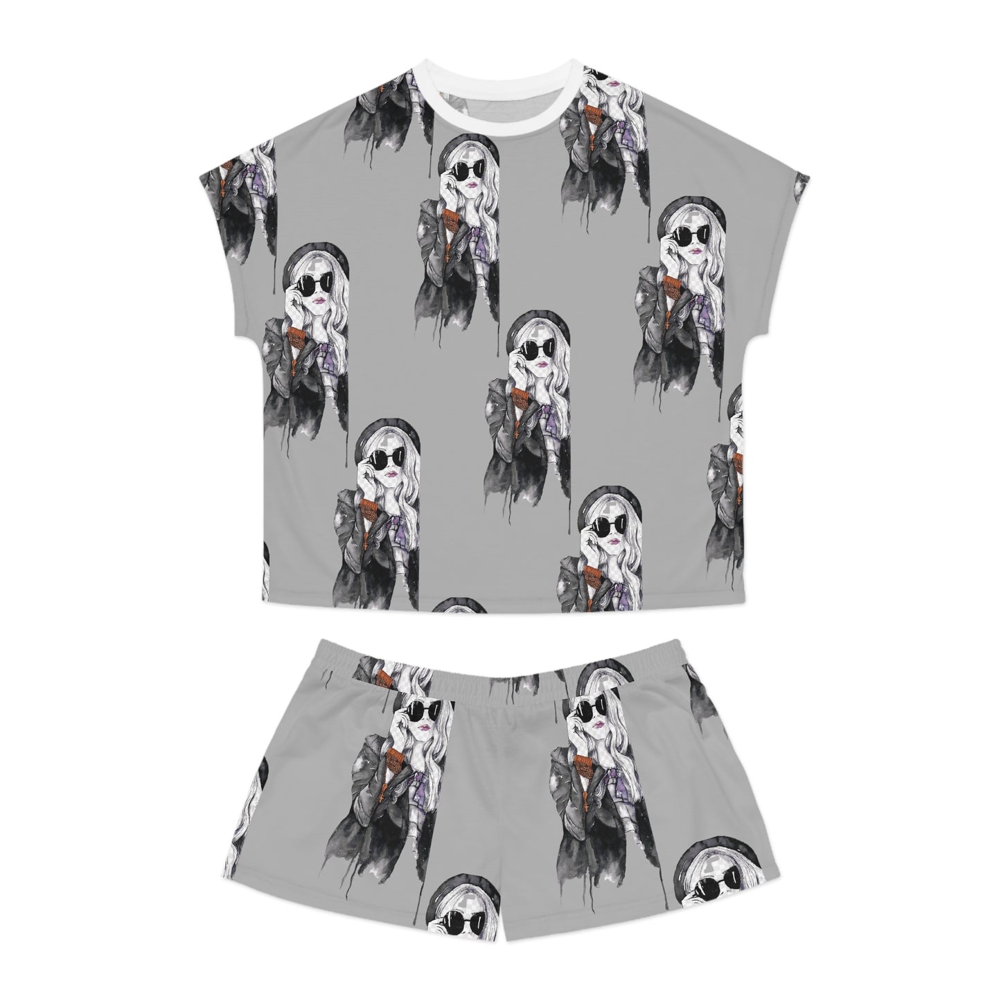 Women's Short Pajama Set (AOP)